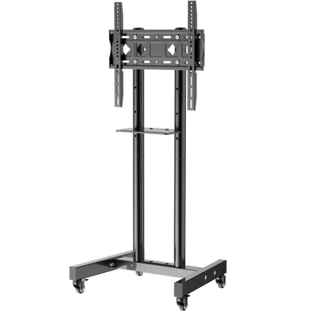 Adjustable Rolling TV Stand for 32-55