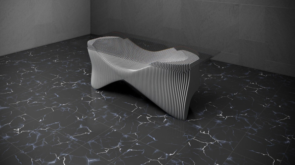 Large table with glass top