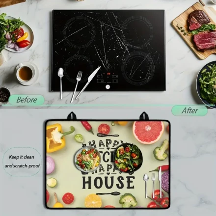 Large Non-Slip Rubber Stovetop Mat - 