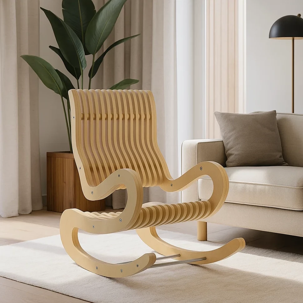 Parametric Style Rocking Chair