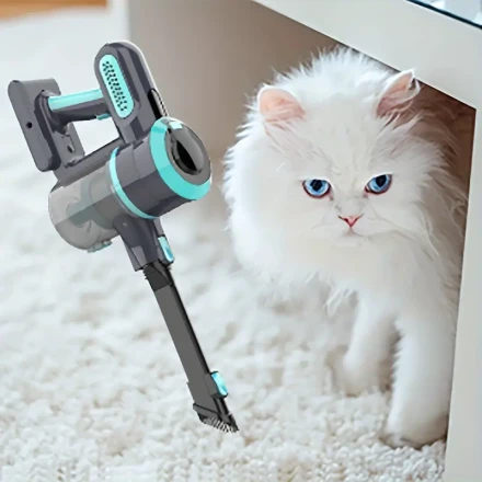 Upgraded Cordless Handheld Vacuum, 210W Powerful Suction, 25KPA Strong, 2200mAh Long-Lasting Battery, 35 Minutes Runtime, Lightweight and Portable for Hard Floors and Pet Hair