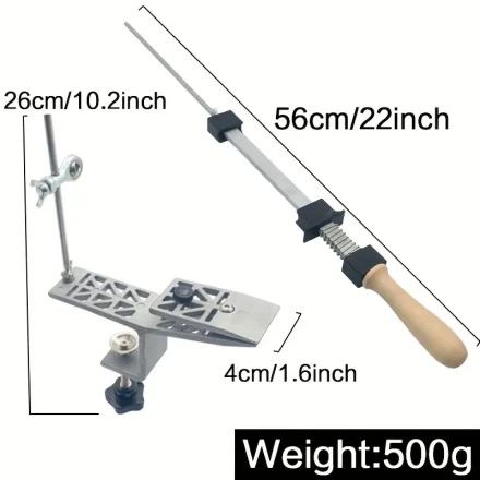 Simple And Easy to Assemble Fixed-Angle Sharpener, Professional Adjustable-Angle Sharpening Stone, Metal Quick Fine Sharpening Tool