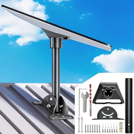 Starlink Roof Mount Gen 3 120° Adjustable Heavy-Duty Mount & Pole Mount Kit Compatible with Gen 3 Standard Dish Ideal for Stable Outdoor Installation