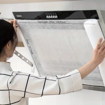 1Roll 5M/10M Oil-Absorbing Range Hood Filter Membrane - Keep Your Kitchen Clean And Odor-Free