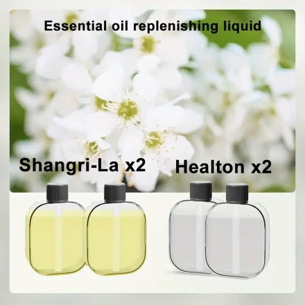 New smart aromatherapy machine contains 2pcs essential oils, 5-speed automatic fragrance spray, aromatherapy machine essential oil refill, aromatherapy spray essential oil, contains 4PS essential oil, office bedroom bathroom art decoration, small gift for