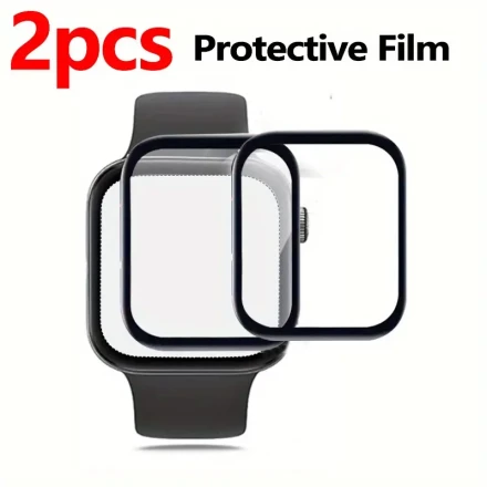 2/6 Pack 3D Protective Film & Hydrogel Screen Protector for Huawei Watch Fit 3, Full Coverage, Oleophobic, Ultra HD, Non-Adhesive, 4H Hardness Plastic Material