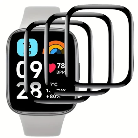 Redmi Watch 3 Active Screen Protector - TPU Material, Glossy Finish, 9H Hardness, Sports & Fitness Compatible, Non-Waterproof