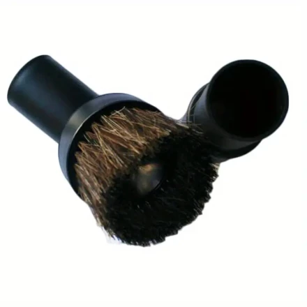 1 Set 2pcs Universal Vacuum Cleaner Brush Nozzle Head Soft Round Dusting Brushes with 32mm to 35mm Adapter