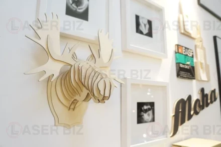 3D Moose Wall Art