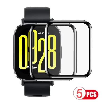 Screen Protectors in 2pcs/3pcs/5pcs Suitable for Redmi Watch 5 Active/Lite, 3D Film Compatible with Redmi Watch 5 Screen.