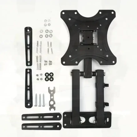 35.56x152.4cm Wall Mount Bracket for LED, LCD & Smart TVs - Adjustable Tilt and Swivel Stand for Flat/Curved Displays