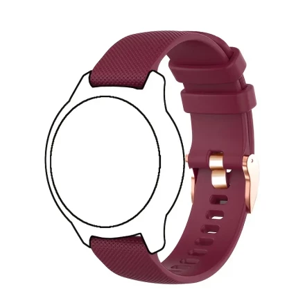 1pc Silicone Replacement Watch Band for Garmin Venu Sq 2 Plus, Vivoactive 4S, Venu 3S 2S, Vivoactive 3 5 - 18mm 20mm Button Expand Clasp Wristband