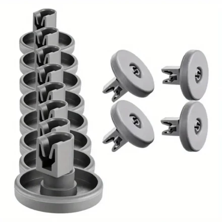 4pcs Durable Dishwasher Wheels for AEG, Electrolux, FAVORIT & Zanussi - Easy Install Lower Basket Replacement Parts