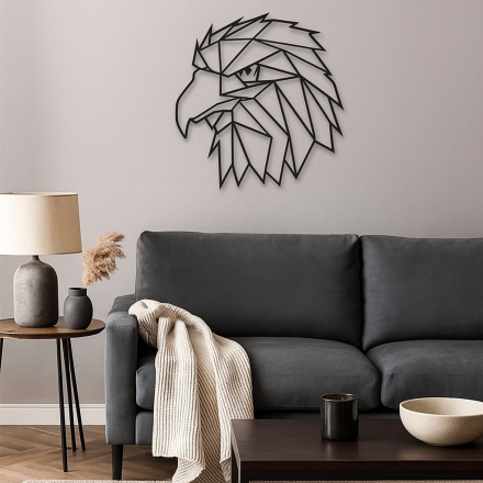 Geometric Hawk Wall Art