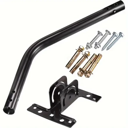 1pc Adjustable Mounting Bracket for TV Antenna: Suitable for Attic and Outdoor Installations - Includes Installation Stand and Hardware - Adjustable to Optimal Angle for Best Reception