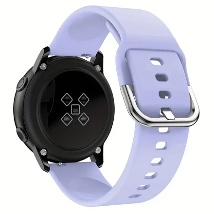 Silicone Watch Bands For Samsung Galaxy Watch Active 2 Bands 40mm 44mm/Active 40mm, For Galaxy Watch 3 41mm, For Galaxy Watch 42mm/Gear S2 22mm 20mm, For Samsung Galaxy Watch 3 45MM/Active 2 Sport S2/S3/GT