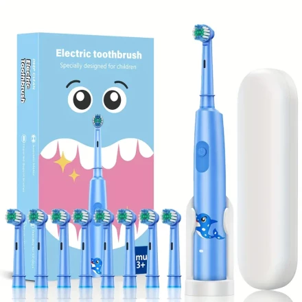 Smart Electric Toothbrush for Youngsters - 3 Cleaning Modes, Deep Clean, USB Rechargeable with Soft Bristles