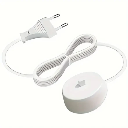 Portable Electric Toothbrush Charger for Oral-B - EU Plug, Safe Induction Charging Base, Travel-Friendly