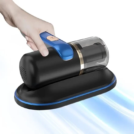 1 Handheld Vacuum Cleaner, Cordless, USB Rechargeable, 4000mAh Battery, 5KPa Suction Power, 40W Rated Power, 60dB Noise Intensity, 0.36H Battery Life, with HEPA Filter, for Bed, Sofa, Pet Hair and Carpet