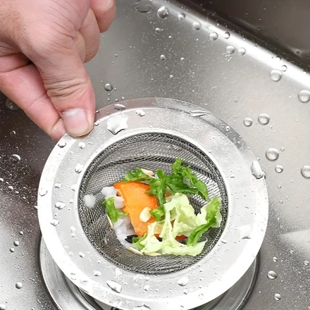3pcs Premium Stainless Steel Sink Strainer: Ideal for Kitchen and Bathroom Use, Effectively Preventing Clogs and Protecting Your Plumbing Infrastructure
