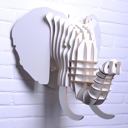 3D Elephant Wall Art