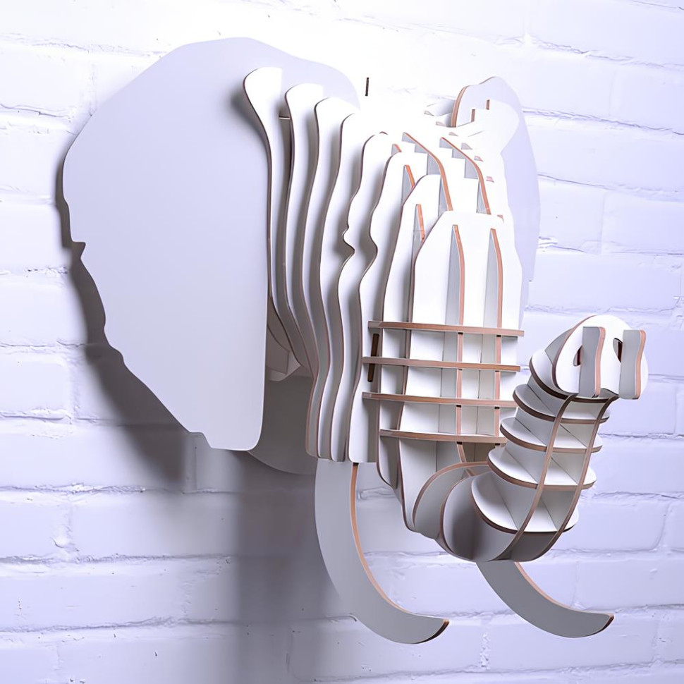 3D Elephant Wall Art