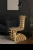 Sculptural Wooden Accent Chair