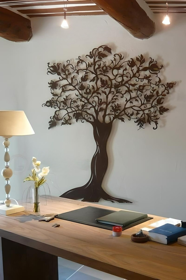 Wall Art with a Tree