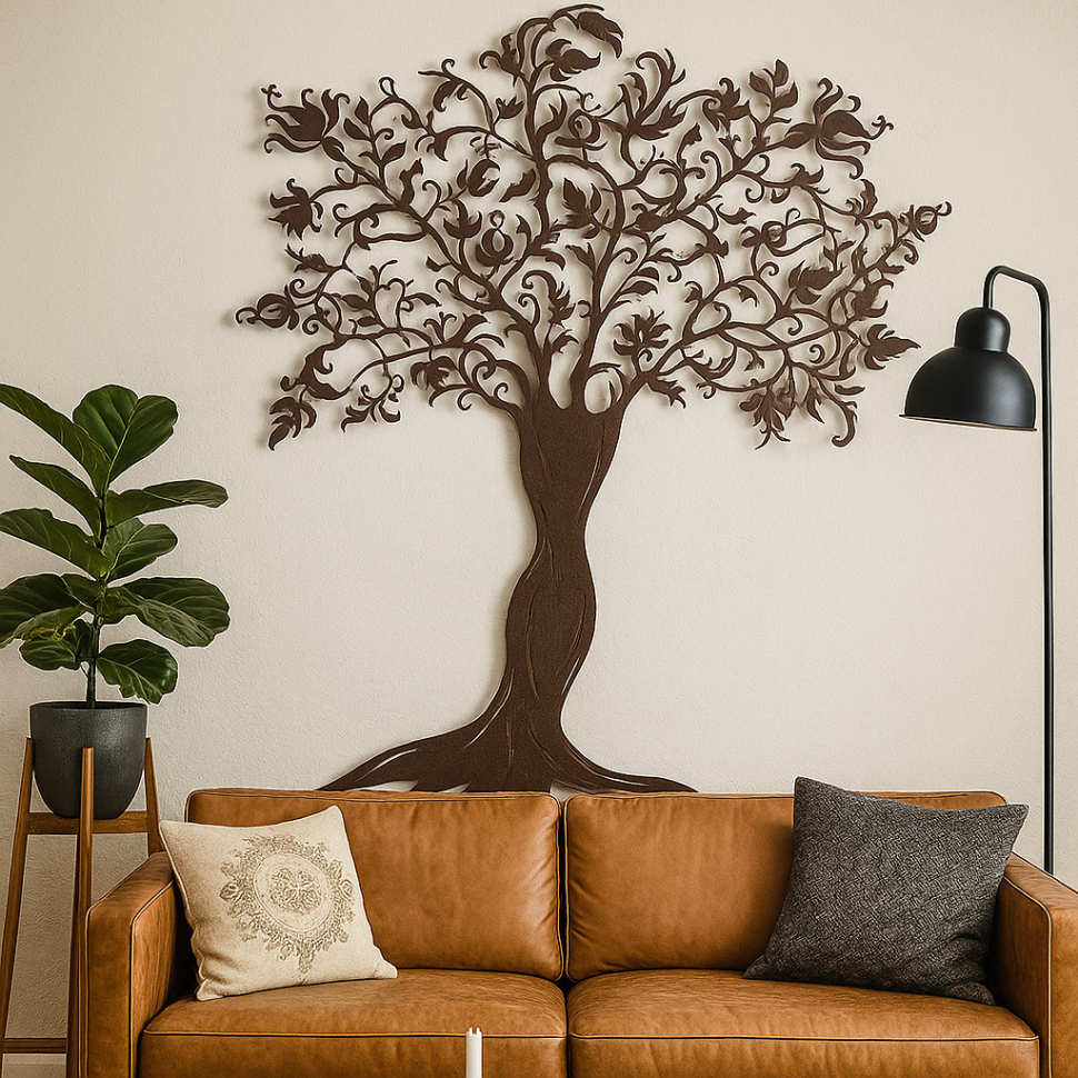 Wall Art with a Tree