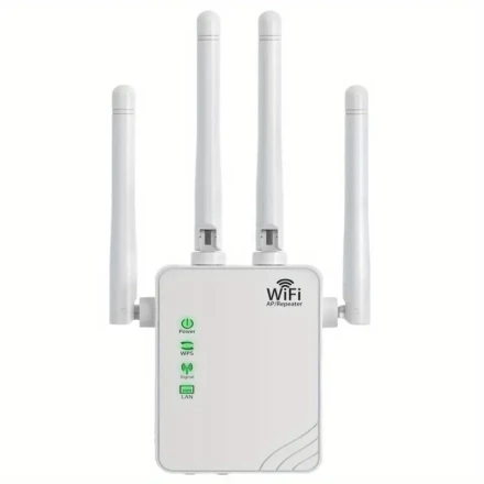 EU Plug And Wi-Fi Extenders Signal Booster For Home Cover Up To 10000 Sq. Ft. & 88 Devices, Wi-Fi Extender, 300Mbps 2.4G-5G Wi-Fi Amplifier, Wi-Fi Range Extender, Wi-Fi Booster, Internet Booster