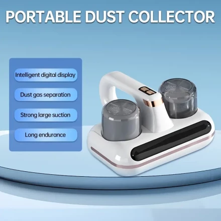 Bed Vacuum - Rechargeable, USB-Powered with Automatic Beating Function for Mattresses and Sofas