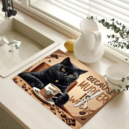 1pc Heat-Resistant Non-Slip Stove Cover, Scratch-Resistant Multi-Purpose Electric Glass Stove Top Oven Mat, Washer Dryer Protector, Home Kitchen Appliance Wall Party Decor, No Battery Required