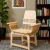 Contemporary Wooden Accent Stool