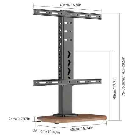 1pc Iron TV Stand for 24