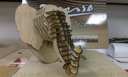 3D Elephant Wall Art