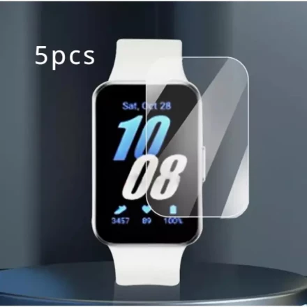 Galaxy Fit 3 Watch Screen Protector: Flexible, Clear, Full Coverage TPU Film - Scratch Resistant, Waterproof, Anti-Fingerprint