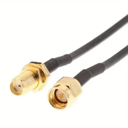 20M SMA Adapter Cable for Extending The Antenna of The Wifi Wireless Network Card Router Using RG174 Coaxial Cable - Positive Terminal