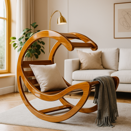 Outdoor Lounger with Open Shade