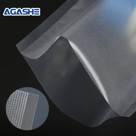 AGASHE Vacuum Sealer Roll, 300cm (118.11in) - Durable, Tear-Resistant PE+PA Material for Optimal Food Storage - Keeps Meat, Seafood, Vegetables & Cooked Food Fresh Longer - Compatible with Most Machines - Perfect for Home Cooks & Meal Prep, Food Vacuum Se
