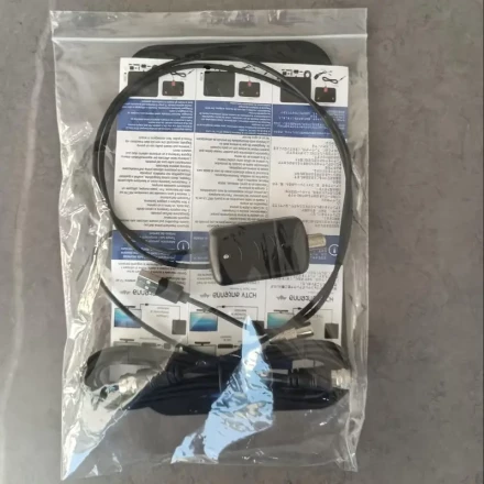 1pc 2024 Ultra HD Digital TV Antenna, 4K & 1080P Compatible, Indoor Amplified Signal Reception, USB Powered, 1600 Miles Range, Smart IC Technology, No Battery Required