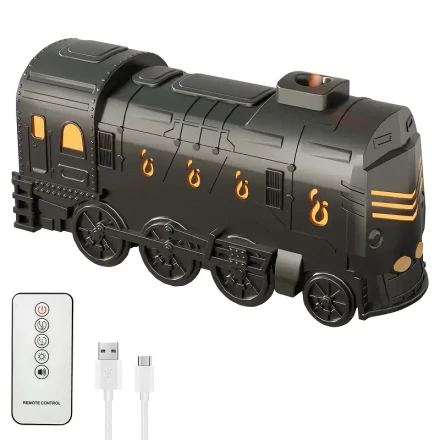 Essential Oil Diffuser, USB Essential Oil Diffuser, Small Train Diffuser Is Suitable for Large Room Essential Oil Diffuser, And Aromatherapy Diffuser with Two Lamps Cold Fog Two Spray Modes Are Suitable for Home Office Hotel