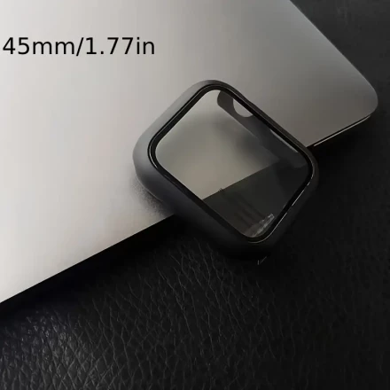 PC Material Smartwatch Case Cover for Apple Watch Series 8/7/6/5/4/SE - Ultra-Clear, Premium Hard Protector, Scratch-Proof, Shatter-Resistant, Bubble-Free Installation