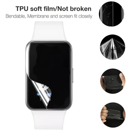 3pcs Hydrogel Film Screen Protector for Samsung Galaxy Fit3, 6H Hardness, Scratch-Resistant, Easy Installation - Clear Display Guard