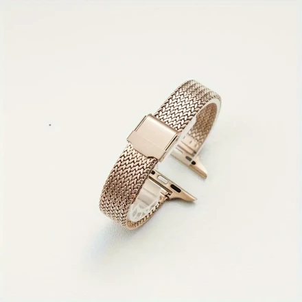 Exquisite Wheat Ear Smart Strap Compatible with iwatch8/7/6/5/4/3/2 Generation SE Mesh Strap 38mm40mm42mm49mm Buckle Women's Strap
