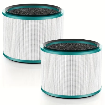 Replacement Filters for D-Yson HP01, HP02, And DP01 Desk Air Purifiers, Sold in a Pack of Two. These Are Compatible with The D-Yson Pure Hot Cool Link Air Purifier And Match Part Number 968125-03.