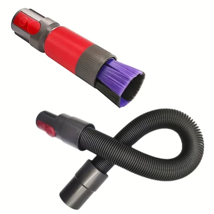 Adapted For Dyson Compatible, Anti-Scratch Dust Brush Attachment, For Dyson V12, V15, V10, V11 & V8 Cordless Vacuum Cleaner - Home Improvement Cleaning Tool For Dyson V15 V8 V7 V10 V11 Motor Head Cordless Stick