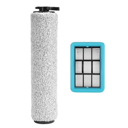 1 Set Home Times Bissell Crosswave HF2/3845N/3831 Compatible Floor Scrubber Accessories, 1 Roller Brush & 1 HEPA Filter, Durable Plastic Material, No Battery Required - Ideal for Christmas/Thanksgiving Gift