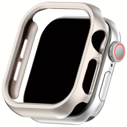 Shockproof PC Frame Protective Case for Apple Watch Series 10 - Fits 42mm & 46mm, Durable Cover with Hollow Design, Screen Protector Not Included - Ideal Gift