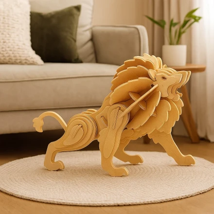 3D Art Lion