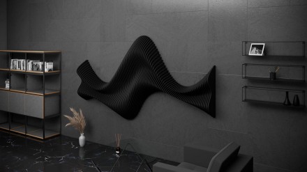 Wavy wall decor